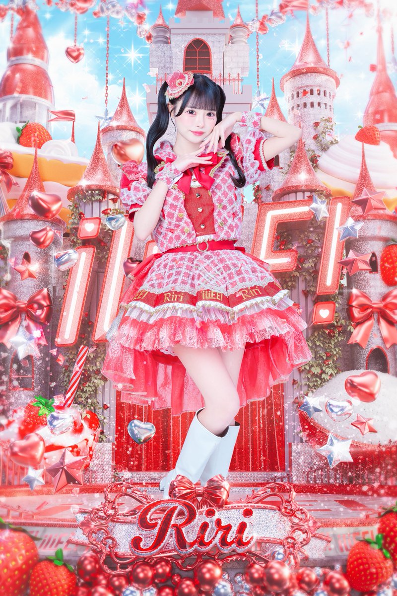 iLiFE_official's tweet photo. 【新アー写公開】

♥心花りり
♡担当カラー 赤
♥3度の飯よりりりが好き！

｢りりとあなたの歴史、続け永遠に🪄❤️」

#iLiFE https://t.co/K1megl108Z