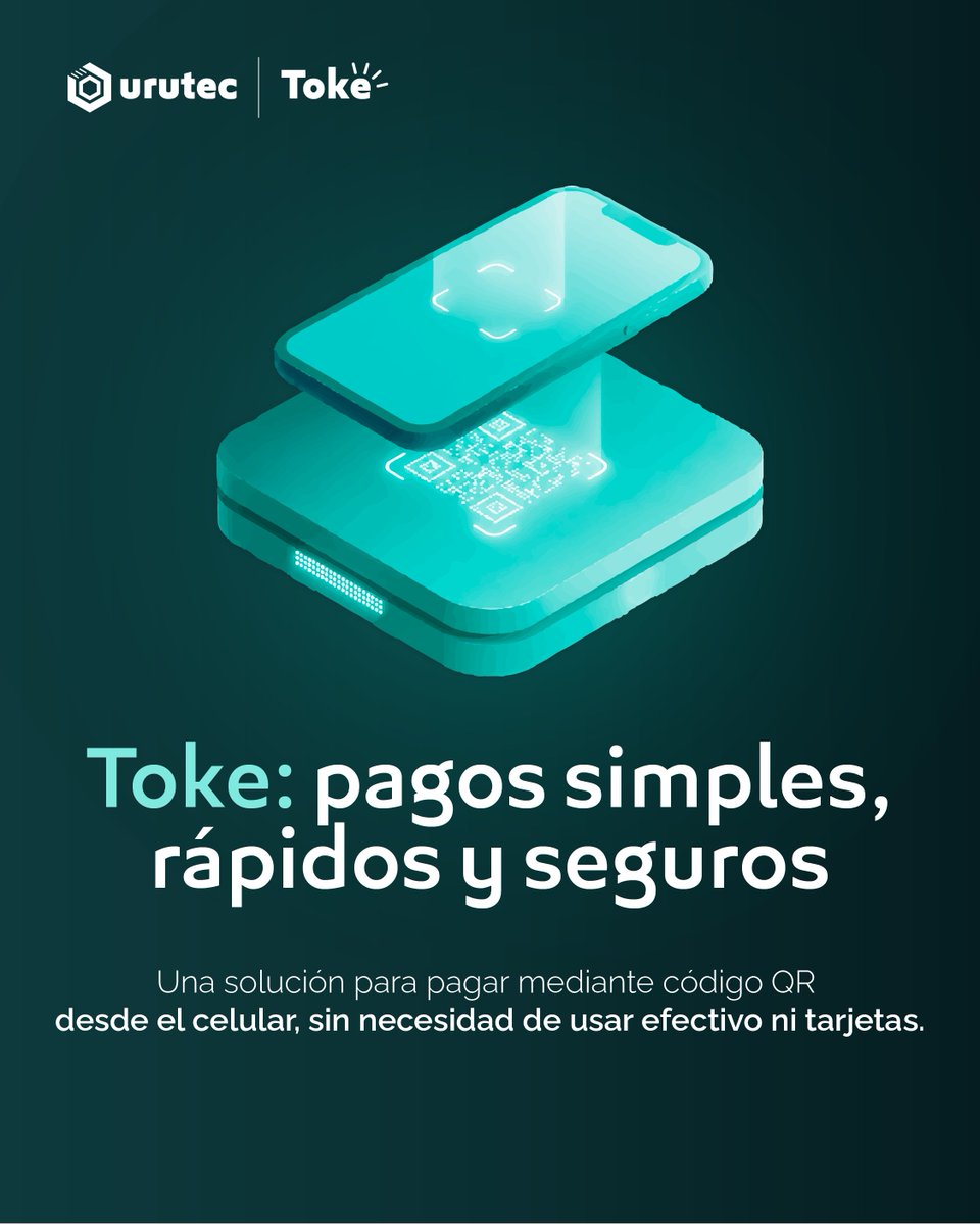 urutec_'s tweet photo. 📲 Los pagos digitales siguen evolucionando.

Con Toke, URUTEC acompaña nuevas formas de operar desde el celular, facilitando una experiencia más práctica para usuarios y comercios.

#Urutec #Toke #PagosDigitales https://t.co/LCgDZ8WE34