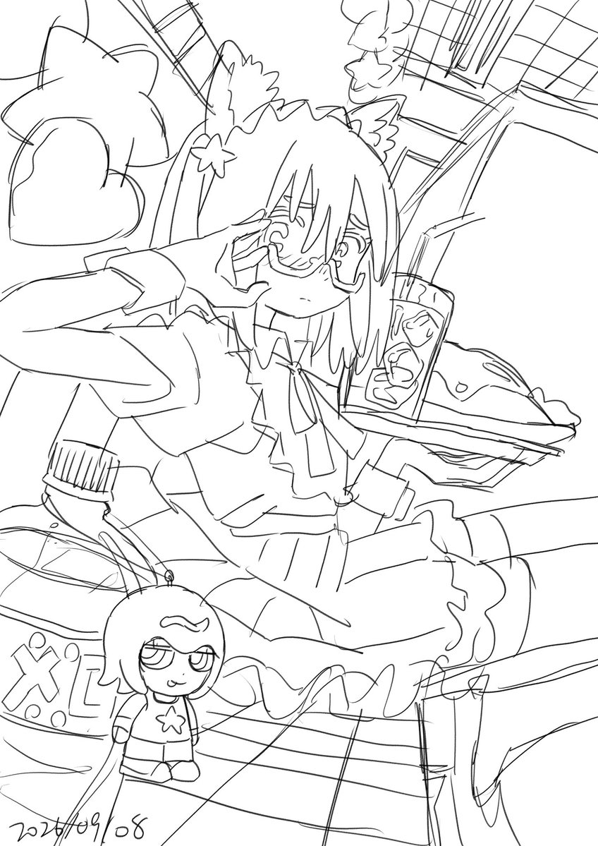 coutinue0822's tweet photo. 8日目　模写 https://t.co/ffGfSuAHTe