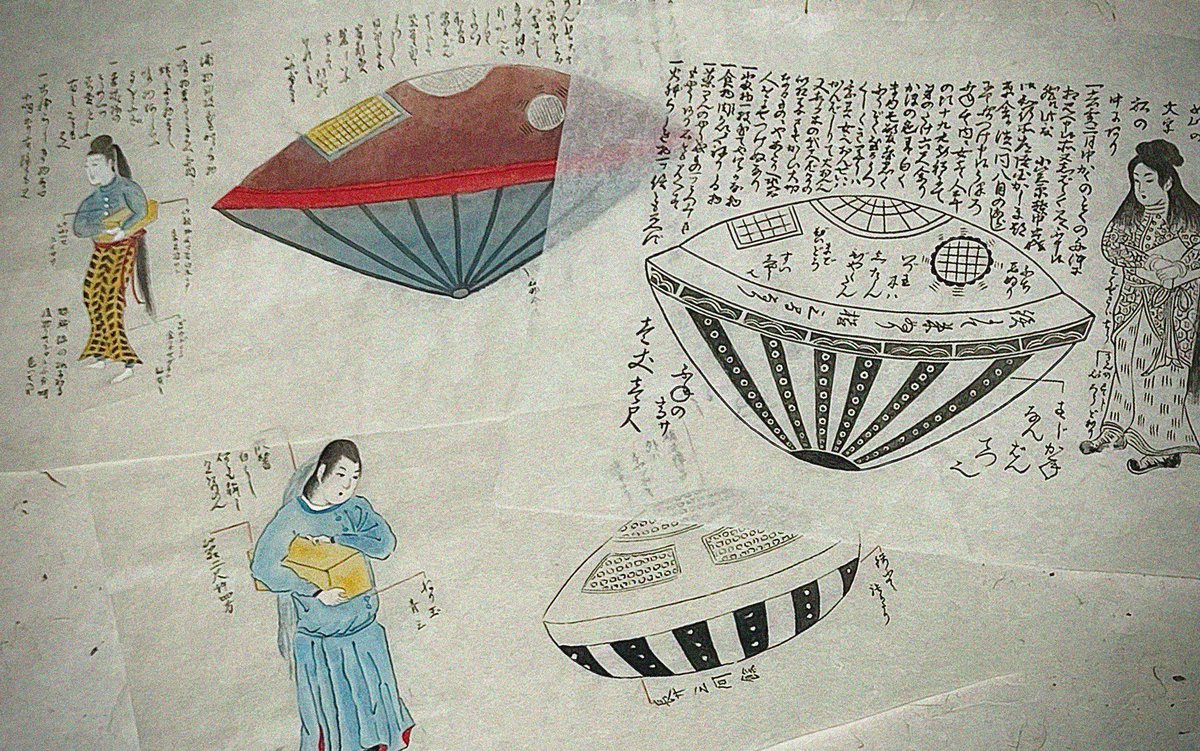 __organ's tweet photo. みたい！

かつて模写した「うつろ舟の蛮女」
漂着日が私の誕生日だし流石に無視できない(？) https://t.co/X2NY8ReMCw