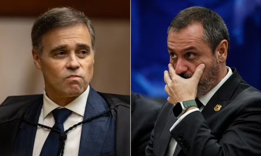 AnaliseGeopol's tweet photo. 🇧🇷 O diretor da PF, Andrei Rodrigues, foi afastado de seu cargo por uma decisão monocrática do ministro André Mendonça. O diretor da PF foi o responsável pela investigação do Banco Master, uma operação que se tornou o centro de uma das maiores crises institucionais do Brasil. https://t.co/fcEgMQzcx0