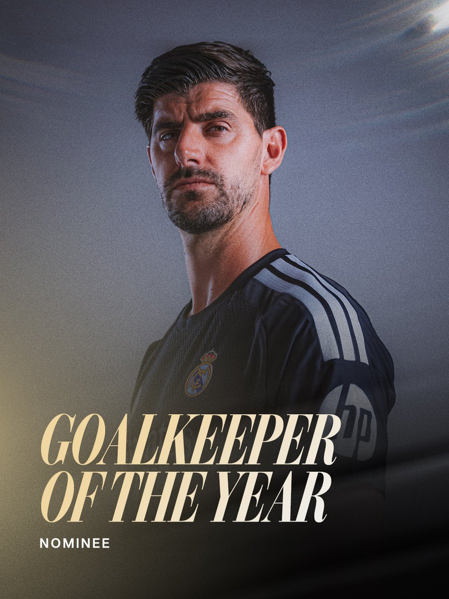 realmadriden's tweet photo. 🧤 @ThibautCourtois, nominated for the 2026 Men's Goalkeeper of the Year! https://t.co/lismZvU63a