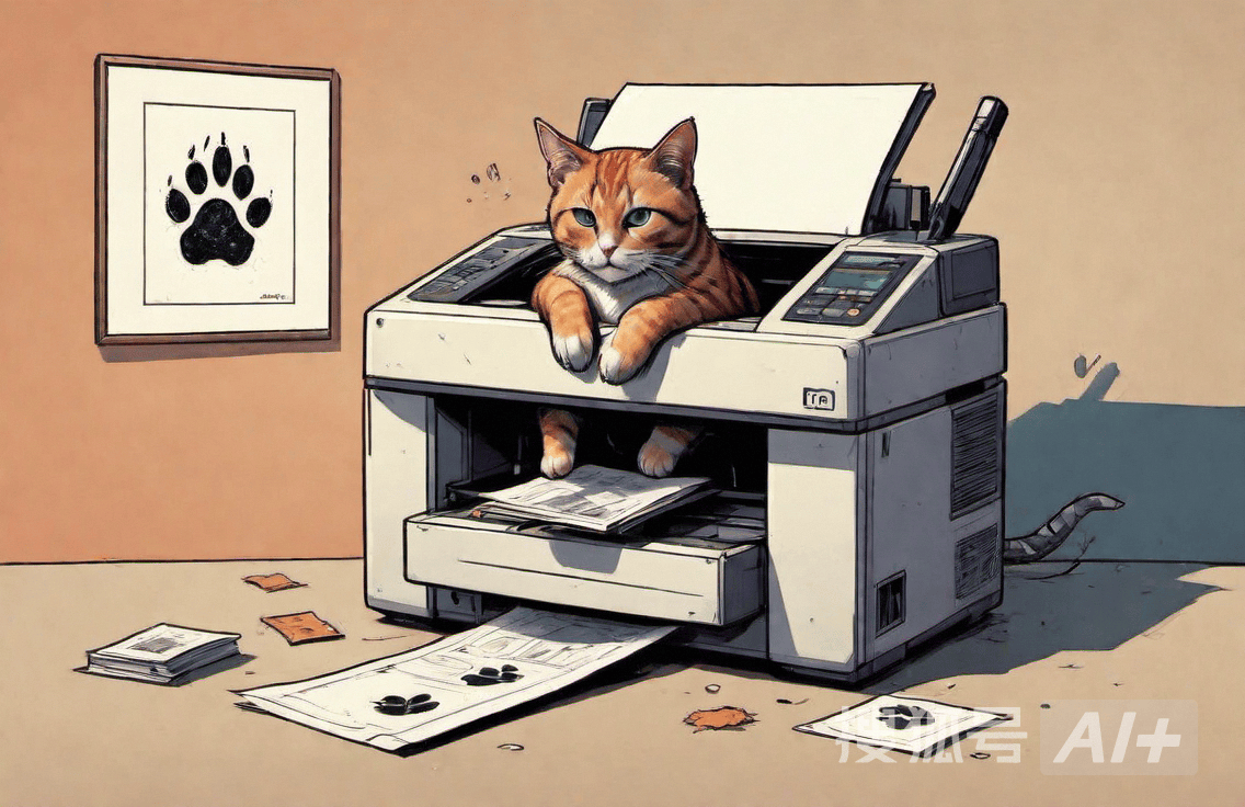 OzanDemirnlwf's tweet photo. Today at work, my printer decided to print out a pic of my cat mid-meow every time I tried to email a report. My boss walked by, stared at the screen, and said, "At least your work has personality" https://t.co/27ipMX66Qc