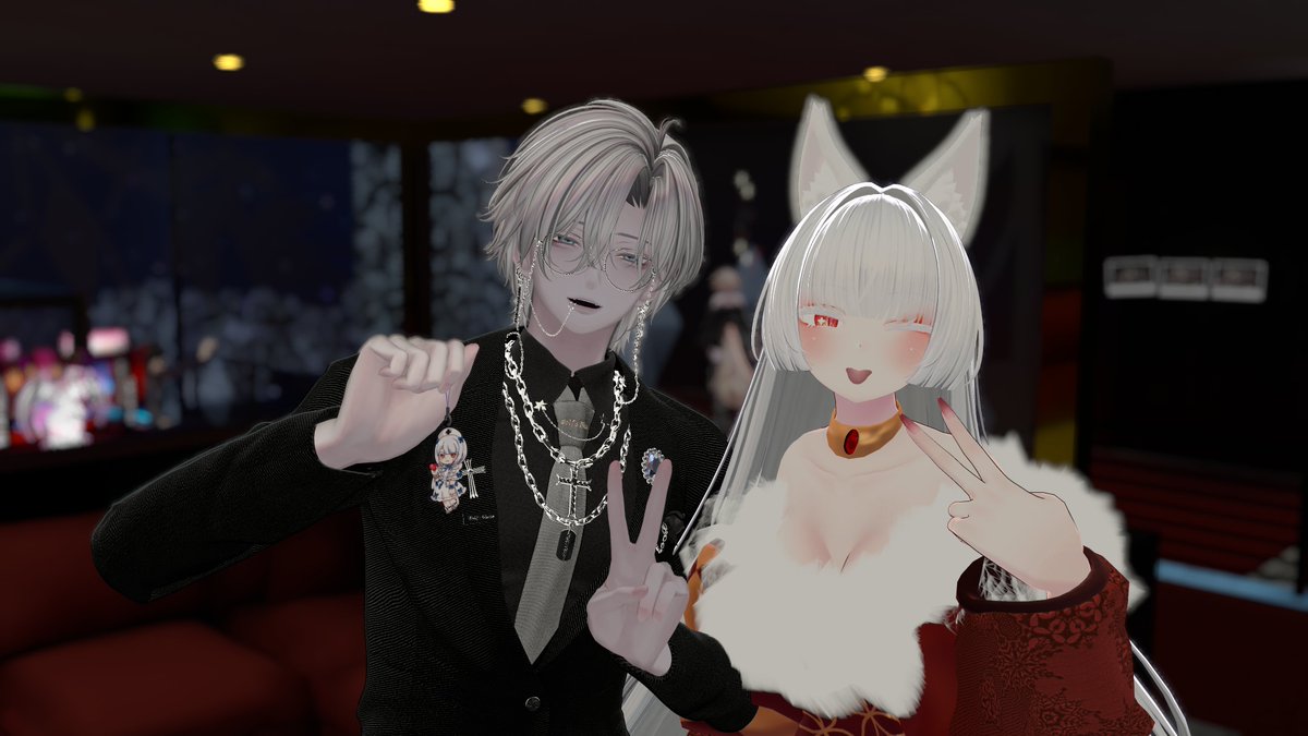 Rakiiiii_VRC's tweet photo. アフターのお写真たち!
推しにアバター認知されてたり、いろいろなお話したり聞けたりできて、アフターも楽しかった!
#barskeleton_VRC https://t.co/IB8LkN11Q1