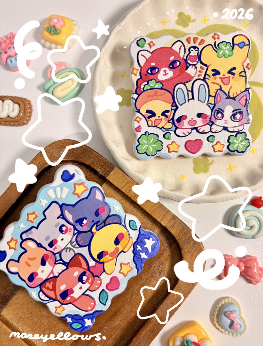 mazeyellows's tweet photo. zb2ble cookie pins for #cf23 🍪🌹🍀💖 https://t.co/QCTSXVrAW1