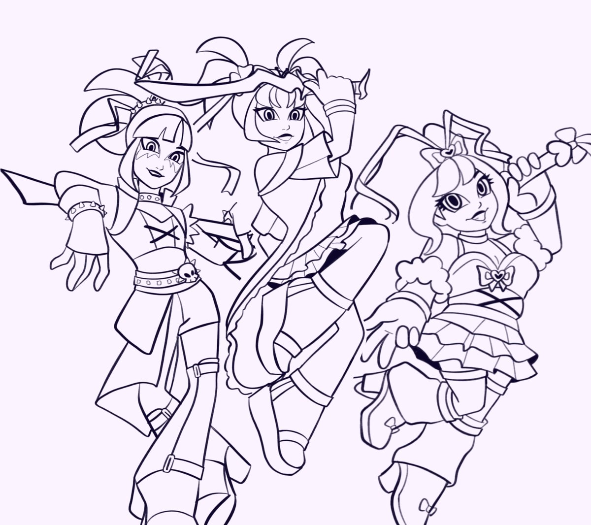 tokkinela's tweet photo. Im also working on my own magical girls… will i also get called out for cultural appropriation lmao

Anyways theyre based on different fashion subcultures and explores the themes and beliefs of each culture because im tired if ppl misinterpreting cultures in fashion https://t.co/Fvt8xRsUFW