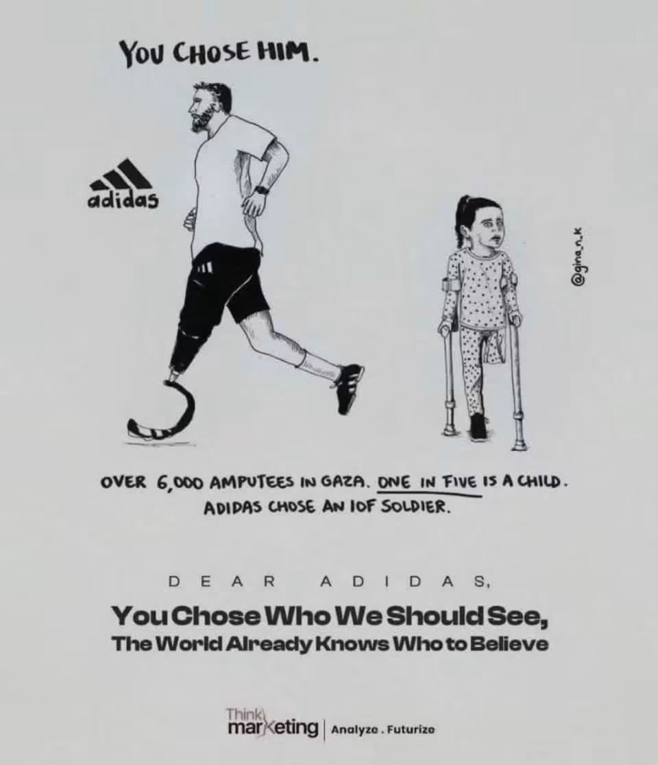 SamosaOne's tweet photo. @adidas How very disappointing.  One of my all time favourite brands for DECADES.  In the rubbish bin now. https://t.co/mFDO0uYsZV
