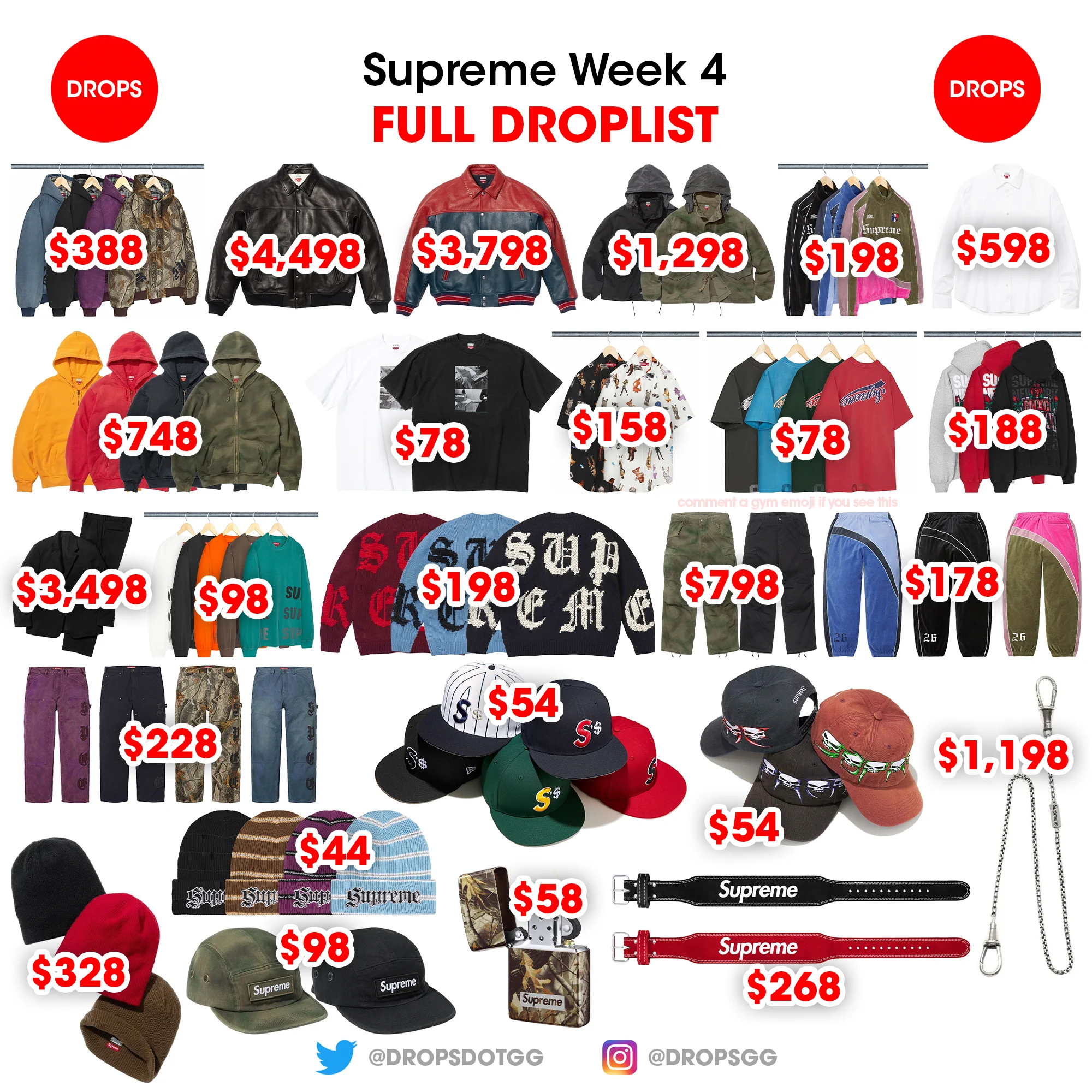 Supreme Drops on X: 