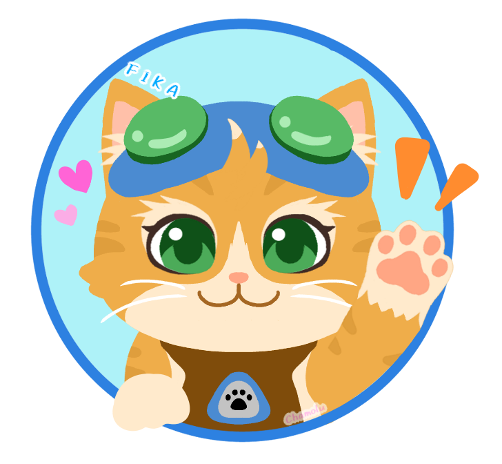 chamolu7's tweet photo. ジェットパックキャットできた～！
ちまっとフィーカ🐱✨
3連休最終日の夜はフィーカ描いて終わった😭♡！
#overwatch #overwatchfanart #JetpackCat https://t.co/RaEbmF1kLL
