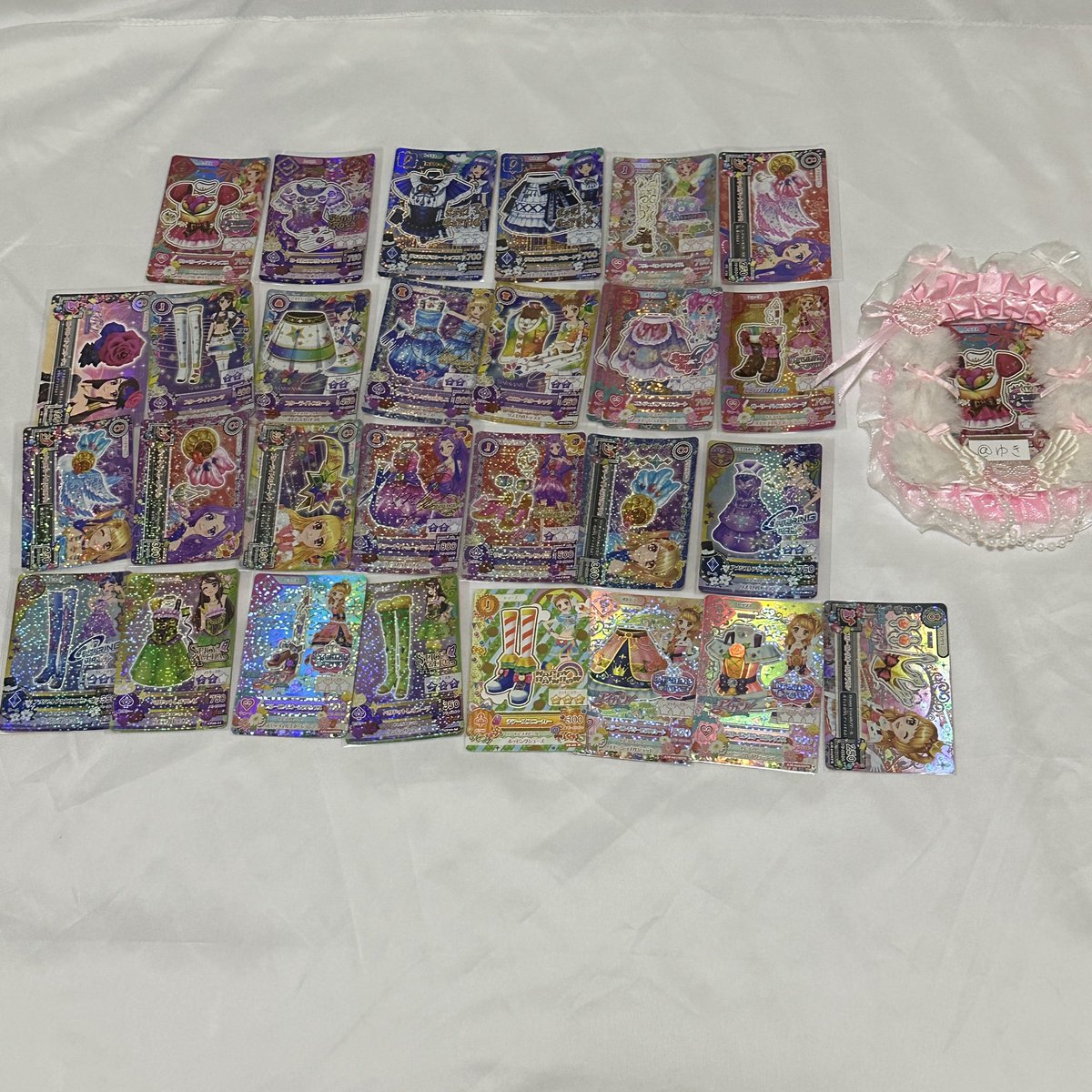 VE93592438's tweet photo. 【交換アイカツ】 プレミアム

譲 画像1.2 (カードによって厳しめ)

求 3枚目の画像 

📍アイカツカード何枚か悪いものがあります。 ご要望がありましたらDMまで
写真を細かく撮ります。

📍また、ff50未満なので心配の方は
取引垢をお伝えします。

郵送交換希望↓ https://t.co/hkCaqH7LNN