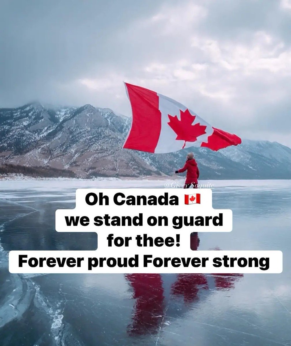 Smil3yAngel's tweet photo. Canada's retaliatory tariffs against the US go into effect as of today.

As a reminder, we didn't start this, nor do we want this, but we are not backing down to the orange turd.

We are a sovereign, quietly proud country and we will Stand on Guard for Thee 🇨🇦❤️ https://t.co/9JFQOKVEOK