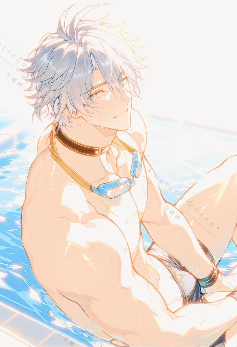 ChenXiu1998's tweet photo. Sunlight on the pool. ☀️💧
#Phainon #白厄 #HonkaiStarRail #崩坏星穹铁道 #崩壊スターレイル https://t.co/TuYsoe2AxW