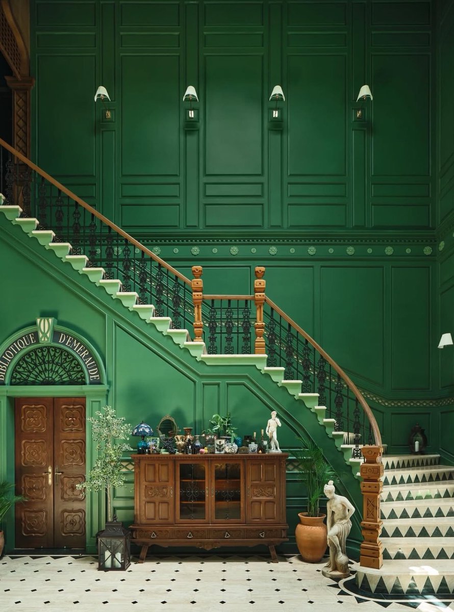 BiancoDavinci's tweet photo. Interior of the new Maison Mystique hotel in Thailand. https://t.co/0S6auhxGb7