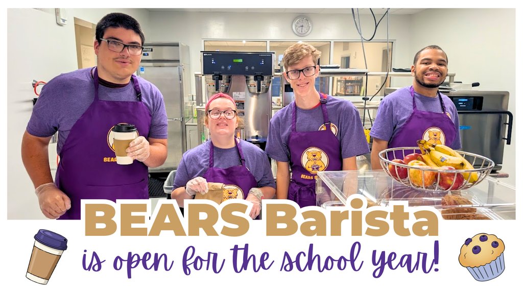 UpperMorelandSD's tweet photo. ☕🐻 The BEARS Barista is OPEN for the school year! Stop by for coffee, treats &amp; shopping!

🗓️ Tues–Fri (when school is in session)
⏰ 8 AM–12 PM
📍 Admin Building, 509 Davisville Rd., Willow Grove

#UMProud https://t.co/NHXx2SmRyg