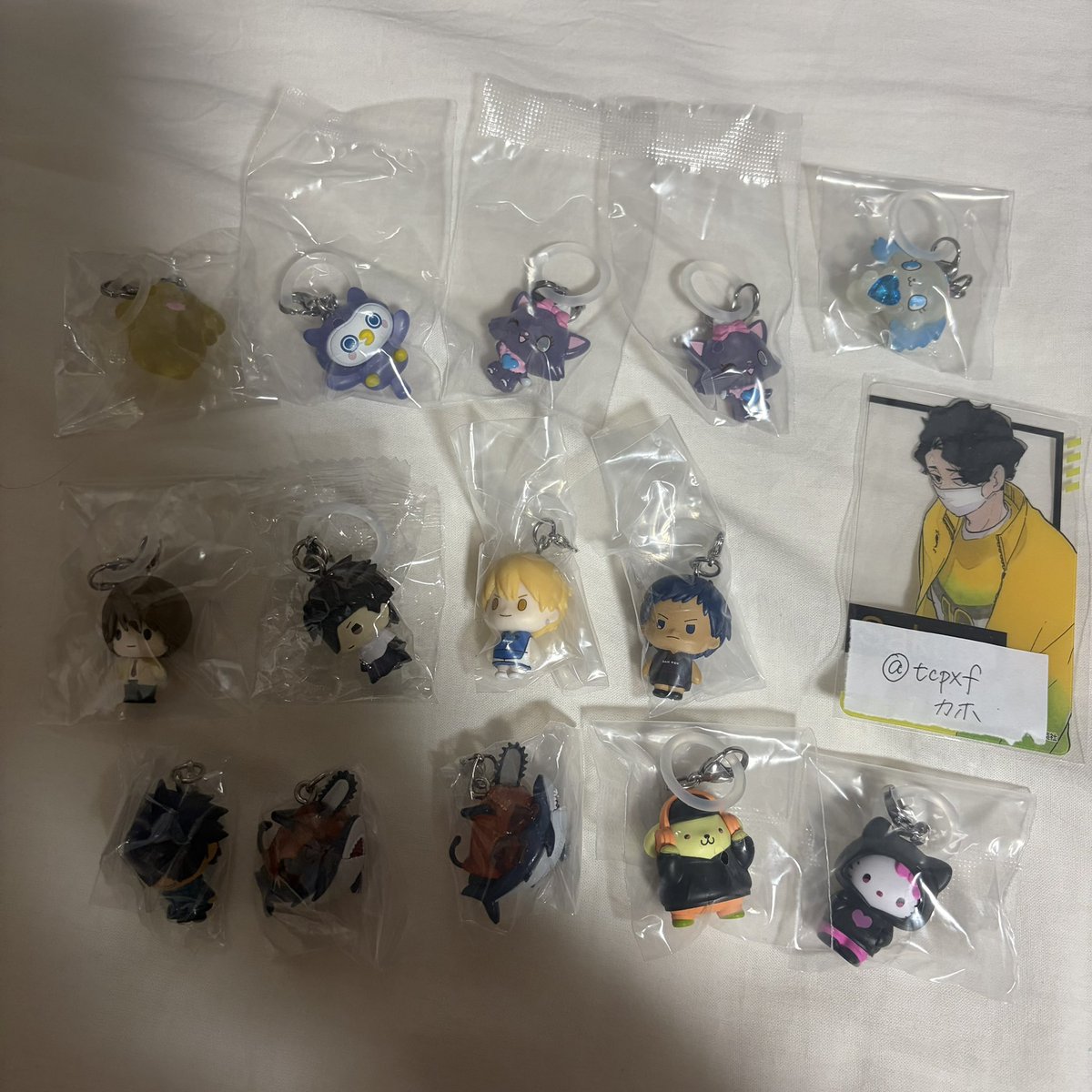 tcpxf's tweet photo. 交換 めじるしアクセサリー

譲 画像のもの
求 3枚目

郵送交換のみ
検索からもお気軽にお声掛けください

 #交換  #めじるし  #たまごっち  #ジュエルペット  #黒子のバスケ  #チェンソーマン  #サンリオ  #DEATHNOTE https://t.co/z8BjwgcSD2