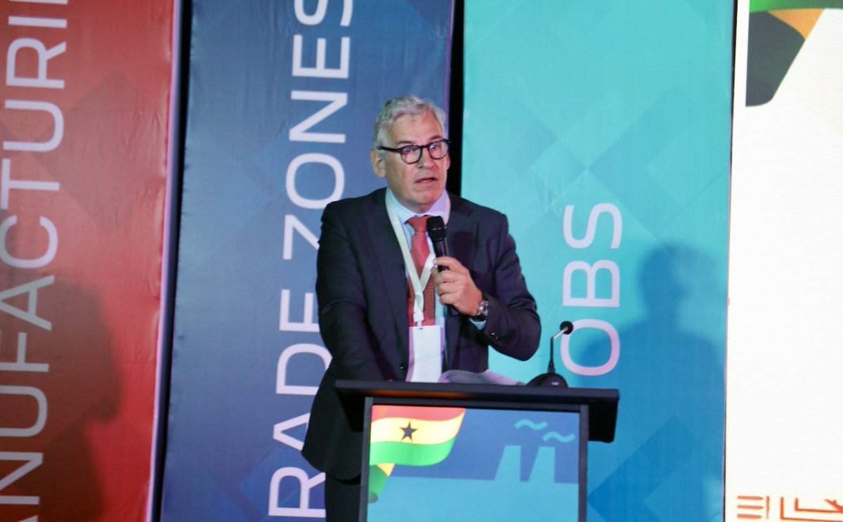 UNDPGhana's tweet photo. 4/5
For the EU Ambassador to Ghana, the challenge is also about capacity:

“Trade preferences are only as valuable as the capacity of businesses to use them.”

Public and private partners must work together to turn market access into real opportunity. https://t.co/fDLuYjscVa