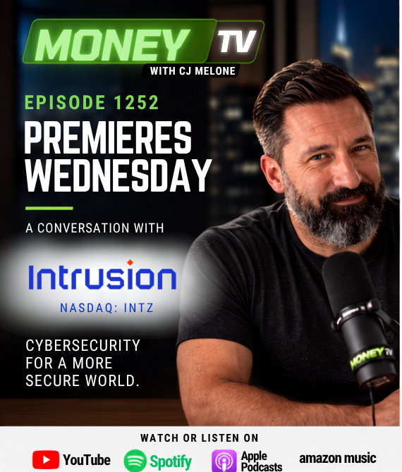 MoneyTVpod's tweet photo. Episode 1252 out this Wednesday. CJ gets deep with Intrusion, NASDAQ: INTZ. He gets into Cyber terrorism. Data breaches. AI. National security. And what comes next for Americans. Listen this Wednesday!
#MoneyTV #Intrusion #INTZ #Cybersecurity #Nasdaq #Investing #Podcast https://t.co/AL00lw1SWk