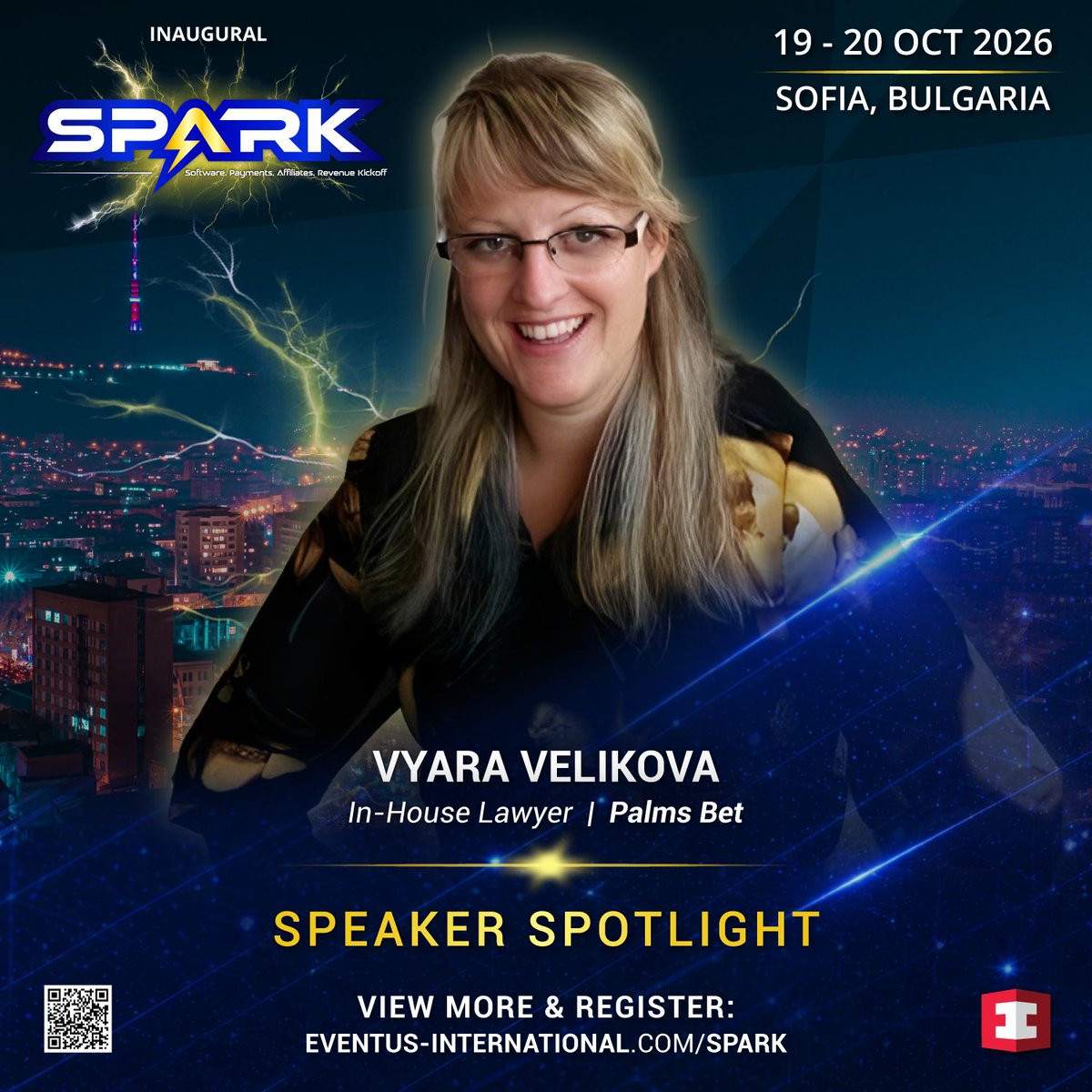 EventusInt's tweet photo. Vyara Velikova, In-House Lawyer at Palms Bet, will be among the industry leaders speaking at SPARK 2026, to examine the shift from reactive compliance to a more proactive approach.
 
View the agenda and secure your pass here:
https://t.co/PfXDSUged2 https://t.co/xnXWlx3zZw
