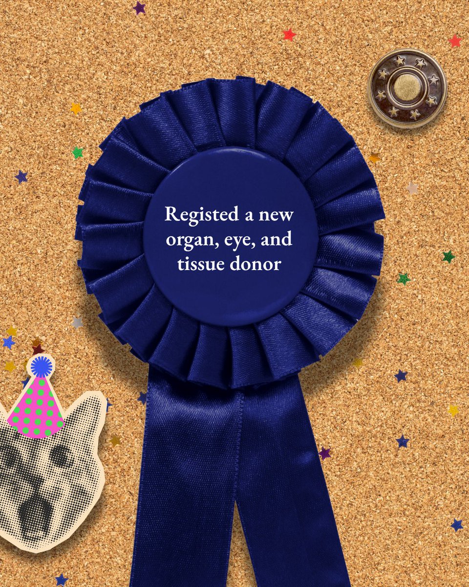 sodanational's tweet photo. The awards all student organ, eye, and tissue donation advocates deserve 💙 https://t.co/vBbKMfasdw