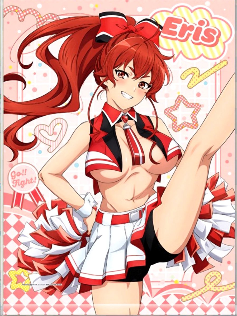 Maruze12's tweet photo. Guy's Check This Out 😍

New Mushoku Tensei Cheerleader themed illustration for the online lottery! 

They all look more pretty than the anime version 😭🥹
They really go all out 🔥 https://t.co/S1jxPA4bcI