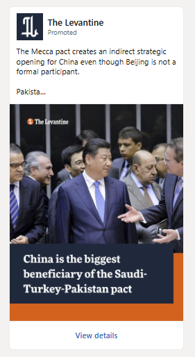 marcowenjones's tweet photo. 1/ A week ago, a LinkedIn ad for a site called the @levantinereport  came up in my feed. 

Curious, I started to dig.

The subsequent journey took me to Hong Kong, North Macedonia, Brussels, New Jersey, Israel and Dubai, Sudan and three other websites.

Read on 👉

#dysinfluence https://t.co/aLL7v3bKqe