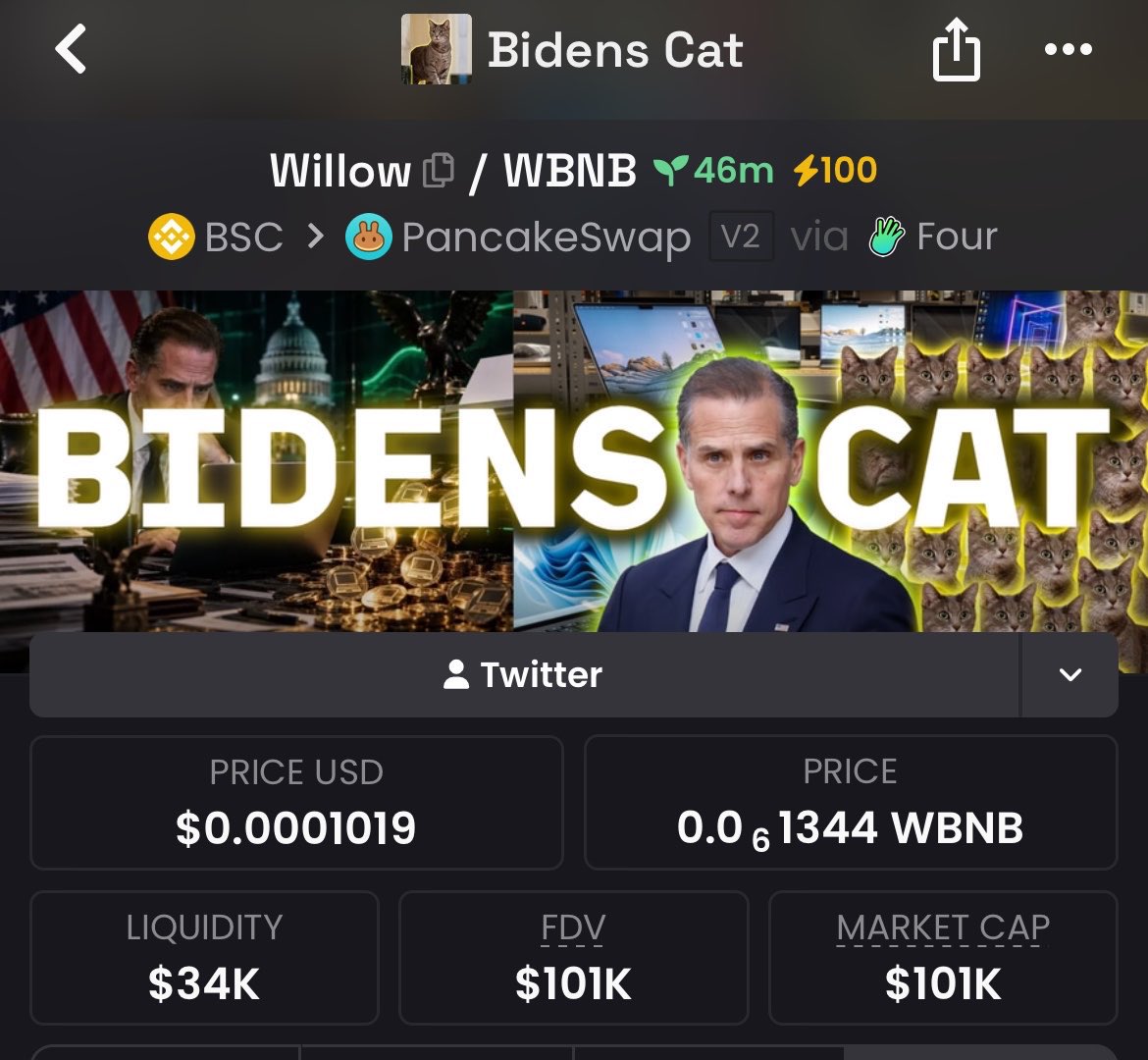 flamingMem4d8's tweet photo. $WILLOW Another massive send 🚀
$101K MC➜$542K MC
That’s what happens when you get in early.
Private TG ate once again💰🔥
Follow &amp; 📩 DM me to get into the TG + Discord before the next gem explodes.
Ca: 0xb8C2A3E88eb3ebba9Fe4fce83fcd0344D4f74444
#memecoin100x #bbvipks #bitcoin https://t.co/z5TtQIku27