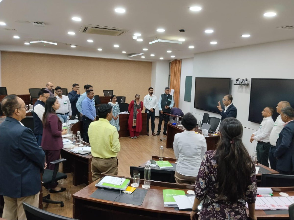 AdaniSkills's tweet photo. The first cohort of the #AdaniTrainerAcademy is live!

Ahmedabad hosts our inaugural Train-the-Trainer cohort, bringing together Adani Group SMEs, trainers, ITI faculty, and partners to transform industry expertise into impactful learning.

#AdaniSkillsAndEducation https://t.co/R6VMUs7gpl
