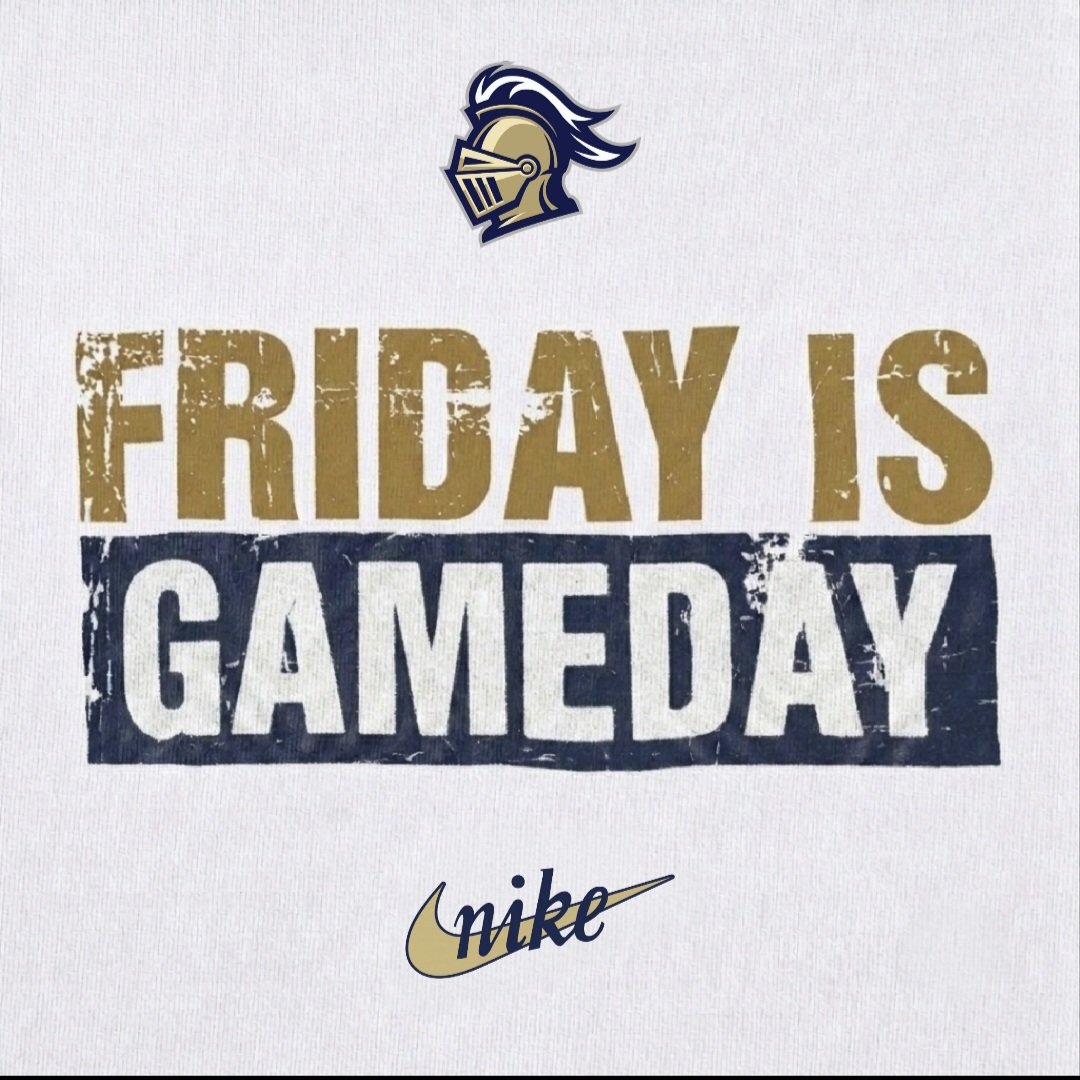 KnochFootball's tweet photo. Our Knoch Knights travel to Ambridge to take on the Bridgers in our first road test and last non conference before conference play.
#RYFP +10 #MedievalMindset🛡 #ChargeOn!⚔️ https://t.co/GDf9gWVnIv