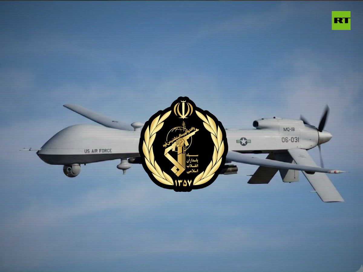 RT_Breaking_'s tweet photo. ❗️Iran’s IRGC claims it shot down a US MQ-1 UAV over the Strait of Hormuz https://t.co/nZctm7NMrw