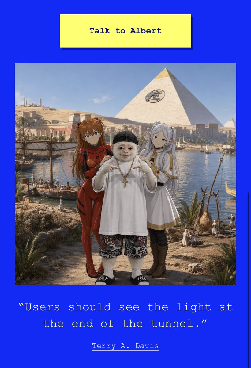 WhiteMonkeySOL's tweet photo. WHAT HAS ALBERT DIVINED UPON YOU?

TALK TO ALBERT AT https://t.co/HLU9TQJzAl https://t.co/ae4Nestj1G