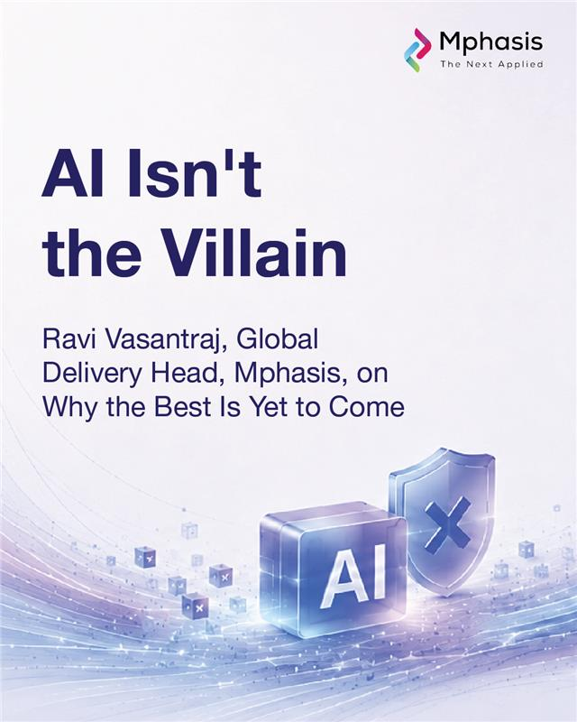 Mphasis's tweet photo. Every major technology shift has arrived with a prediction that the industry would not survive it, and each time the sector has come out larger.

In a recent Nasscom Conversations, Sangeeta Gupta, Senior VP & Chief Strategy Officer, nasscom, speaks with Ravi Vasantraj, Global Delivery Head, Mphasis, on why AI is no different.

Watch the full conversation: https://t.co/4gdLKhkI5n

#AI #StayAhead #EngineeringIsInOurDNA #IntelligentEngineering #AIWithoutIntelligenceIsArtificial
