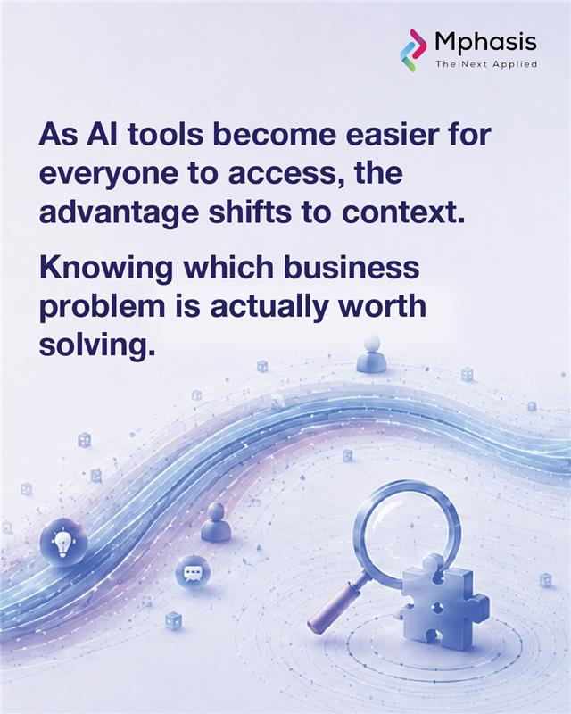 Mphasis's tweet photo. Every major technology shift has arrived with a prediction that the industry would not survive it, and each time the sector has come out larger.

In a recent Nasscom Conversations, Sangeeta Gupta, Senior VP & Chief Strategy Officer, nasscom, speaks with Ravi Vasantraj, Global Delivery Head, Mphasis, on why AI is no different.

Watch the full conversation: https://t.co/4gdLKhkI5n

#AI #StayAhead #EngineeringIsInOurDNA #IntelligentEngineering #AIWithoutIntelligenceIsArtificial
