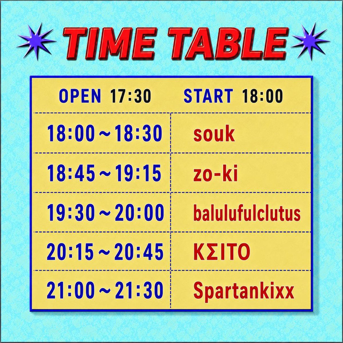 souk_band's tweet photo. 今週末です！よろしくお願いします！

souk pre.「NONSENSE #6」

9/12（土）17:30 open / 18:00 start
2,000円(ご予約の方ワンドリンク込)
予約→https://t.co/qFePIrzNWD
東高円寺TKA4
杉並区梅里1-1-50 6号室

出演：
Spartankixx（札幌）
KΣITO
balulufulclutus
zo-ki
souk

food：
ササノのごはん https://t.co/uc2UbCVqm4