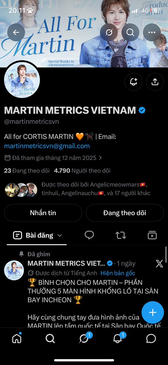 Tranyuquing's tweet photo. @martinmetricsvn 코르티스 마틴은 따뜻한 마음 덕분에 뛰어난 재능이 더욱 빛나요.
#MARTIN #마틴 https://t.co/qZG10T30Gm