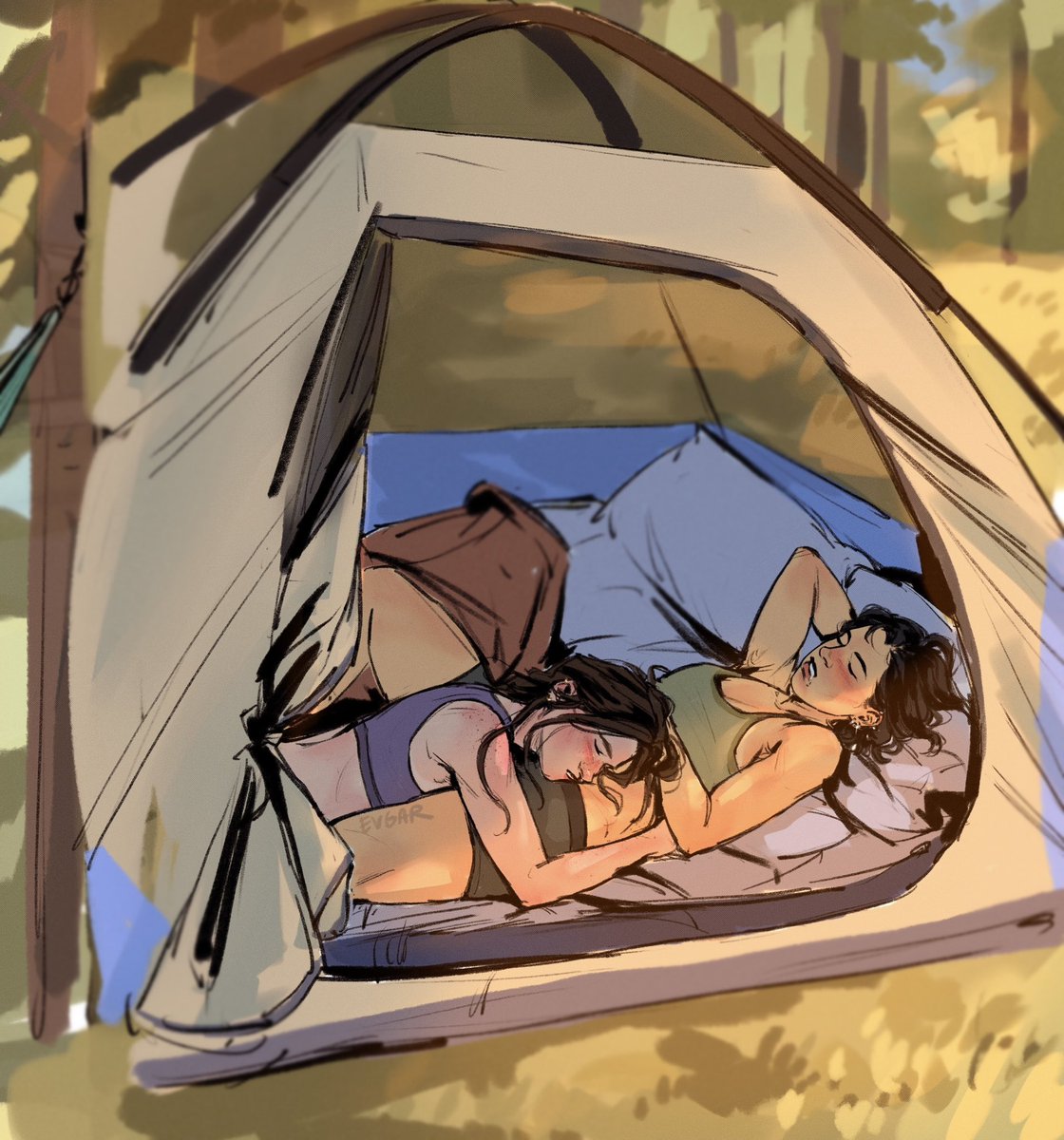 evgar_'s tweet photo. shhhh they're napping 🥺 https://t.co/CAw4hxBM7V