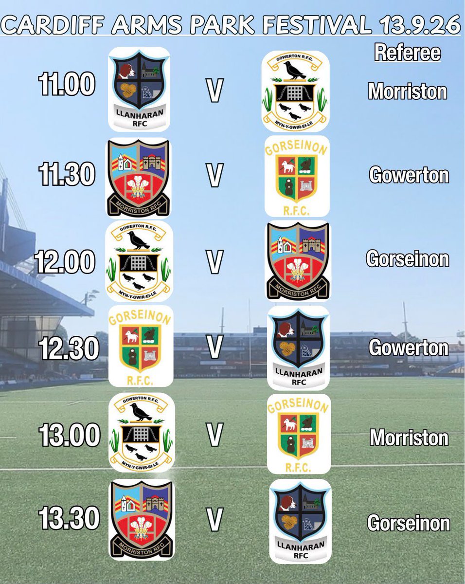MRFC_JnrRugby's tweet photo. As we continue to celebrate our 150th anniversary our U14’s will be playing at the home of @Cardiff_Rugby this Sunday who are also celebrating 150 years. They face @rfc_mini @TheStarchJnrs and @GorseinonRFC 

@WRU_Community https://t.co/msovbyHoVr