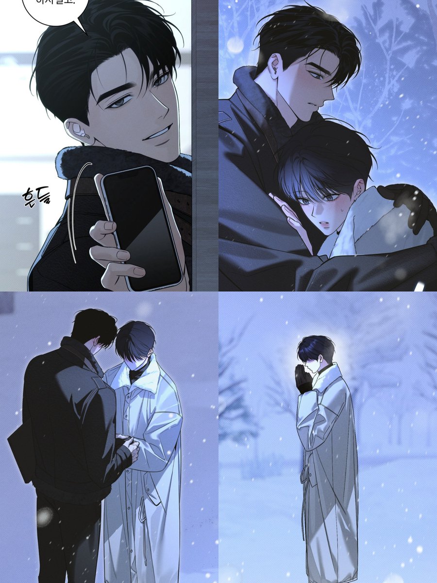 AR9197's tweet photo. WE HAD MORE SMILING SEUNGHYEOK 🥹🖤 This chapter was so perfect with a date + Seunghyeok giving his gloves to warm Yihyeon's cold hands, and Yihyeon's heart fluttering 😭🗣❤️ 
#Wintertime #동절기 https://t.co/4XhnjnuSrQ