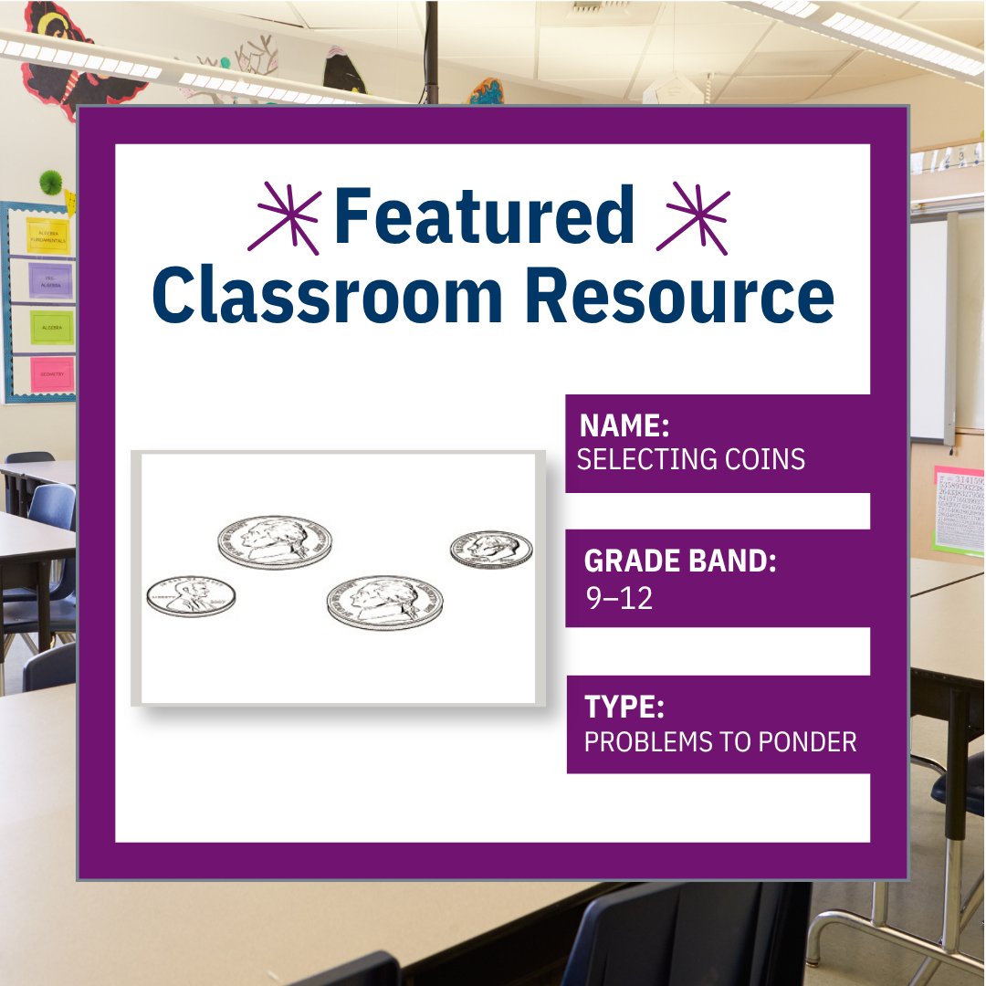 NCTM's tweet photo. What's in your piggy bank? 🐖

Explore this Problem to Ponder involving piecewise functions to consider the impact of replacing coins. 

A great opportunity to discuss domain, range, &amp; the maximum amount of money that would be possible!

🔗https://t.co/rY87Ajt0yu

#HighSchoolMath https://t.co/olc8aaN3yy