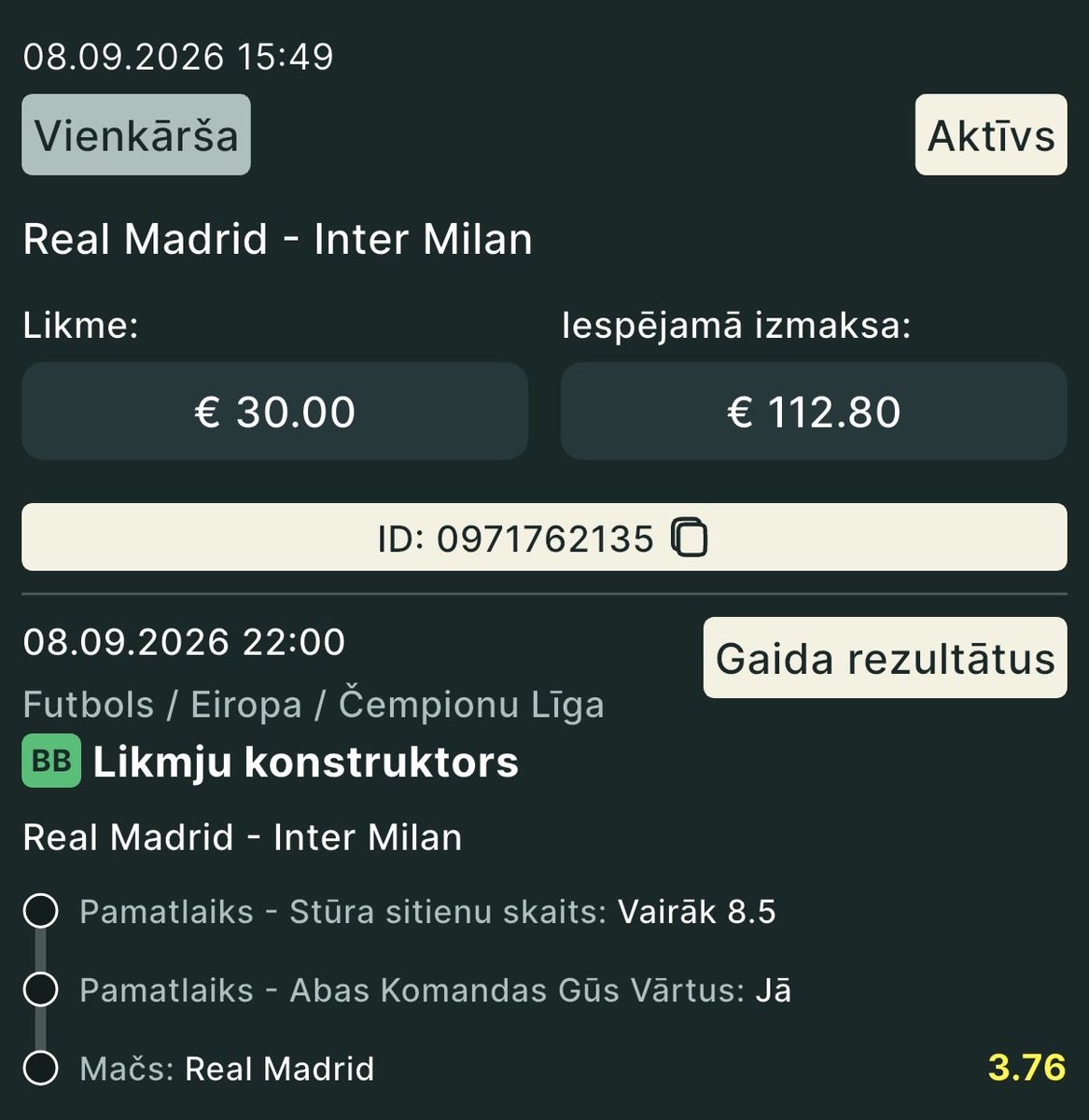 occutoffu's tweet photo. @realmadrid @intermilan Lets gooo! https://t.co/y92m6faqDs