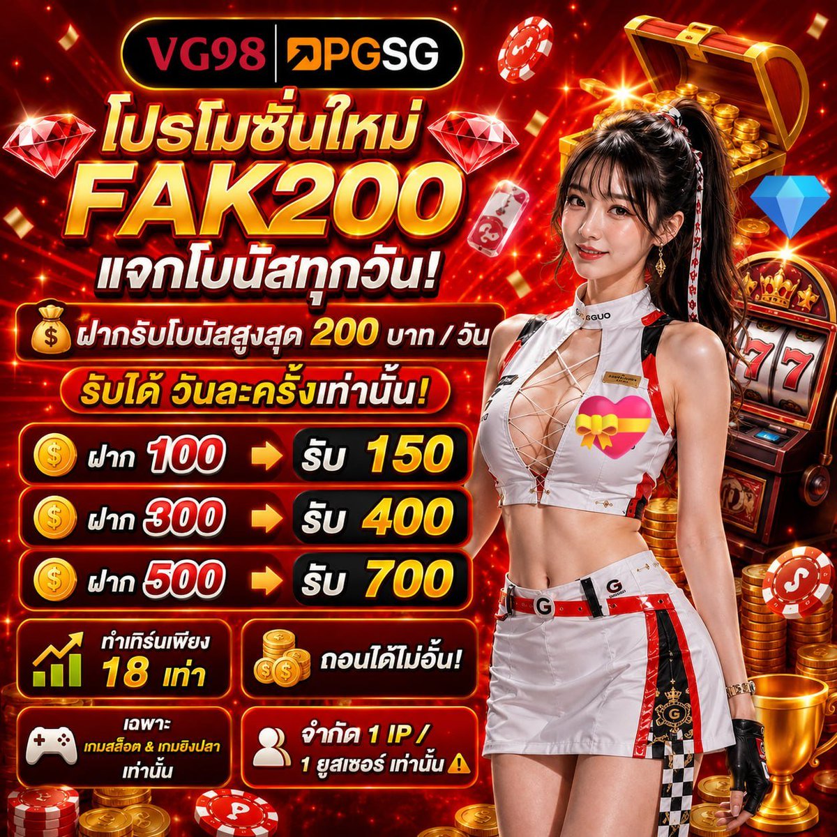 TadPanPek's tweet photo. OKVIP #เครดิตฟรี สมาชิกใหม่ 28.8

Pg699
https://t.co/kzIwLICwpL

Vg98
https://t.co/Mq1XWcxusx

789bet
https://t.co/4zqT7KEr6s

Nm9
https://t.co/APvHtgBN8m

789PG
https://t.co/khZkENMyQT

#เครดิตฟรี2026 #���ล็อตเว็บตรง #โบนัสฟรี https://t.co/QWCgYFJ0eF