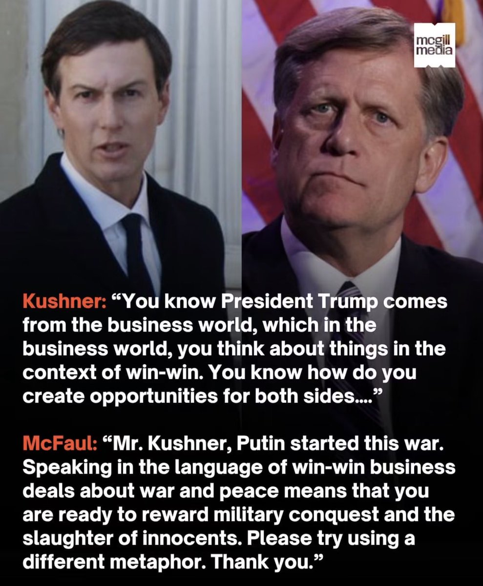 AnnieForTruth's tweet photo. Former U.S. Ambassador to Russia, Michael McFaul, is correct! Jared Kushner is an idiot!  🤬 https://t.co/7373GkRnm1