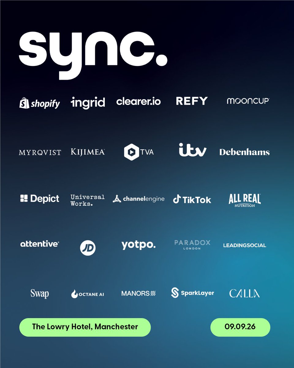 Visualsoft's tweet photo. 🚨Tomorrow sync is finally here... and just take a look at the lineup? 👀

We don’t just talk about the future of retail. We bring it to life.

sync. 👉 >> https://t.co/gbTrl3tXK7 https://t.co/Dp7OJI3JMe