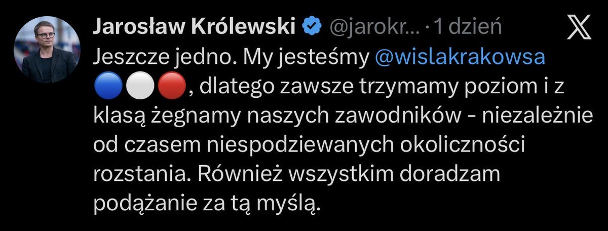 emtees13's tweet photo. @jarokrolewski @PogonSzczecin @WislaKrakowSA faktycznie z klasą 😂 https://t.co/b5V5sBBgom