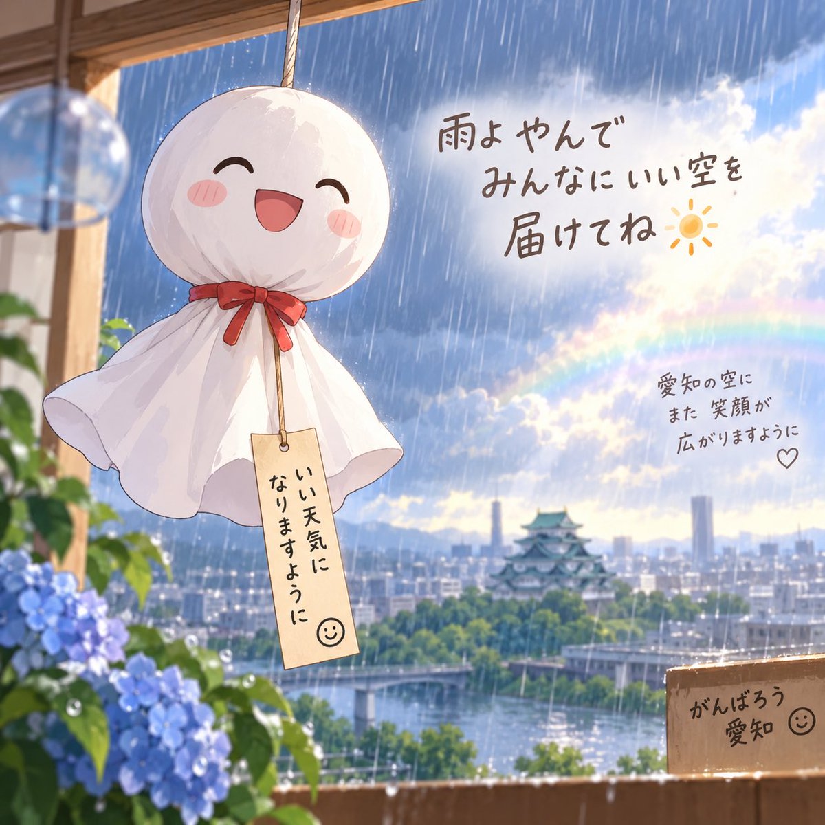 mankuratv's tweet photo. 今日は愛知県酷かった…
職場に影響が出て大変だった。
そんなこんなで
明日からも頑張って行くのに
てるてる坊主を作ってみました笑

みんなで楽しく暮らせる毎日を作って行きたいな〜^_^ https://t.co/wqG8se5FYy