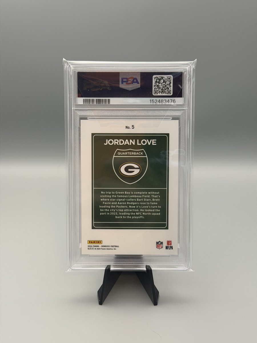 NathSteeCards's tweet photo. 2024 Donruss Jordan Love Downtown PSA 10

$1000 - BELOW COMP

PRICE INCLUDES SHIPPING https://t.co/PV51LU7UX1