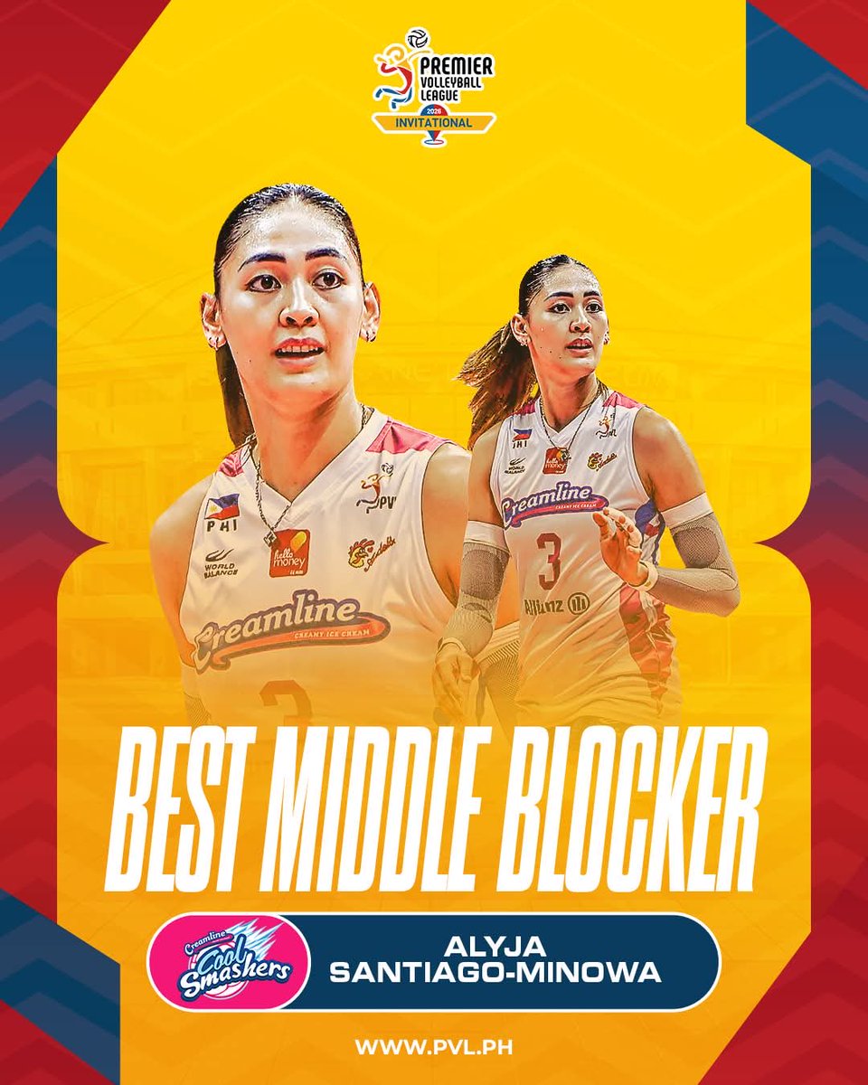 pvlph's tweet photo. JAJA SHINES IN BRIEF BUT SOLID STINT! 🍦 

Watch the awarding ceremony on:
📺 : One Sports | One Sports+
📲 : Pilipinas Live on Cignal Play
🖥️ : https://t.co/ihdl9Qn3VC

#PVL2026 | #TheHeartOfVolleyball https://t.co/o01INlzw60