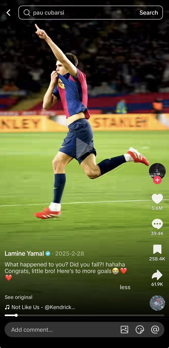 ahsokapau's tweet photo. when i’m in a pau cubarsi’s biggest fan competition but my opponent is lamine yamal https://t.co/VzD8CV2zeQ