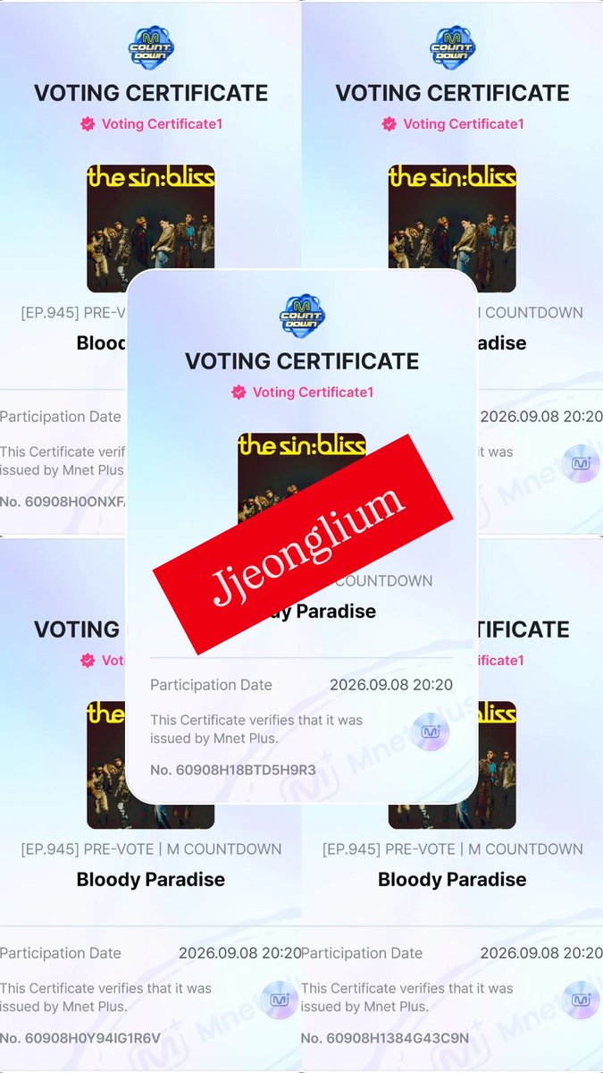 jjeonglium's tweet photo. Streaming & vote β 08.09.2026
Day 3β¨οΈ
#StreamToBliss #Bliss600Challenge #ENSTATIONID
@ENHYPEN @ENHYPEN_members @ENSTATIONID https://t.co/Mb7PLkDjpd
