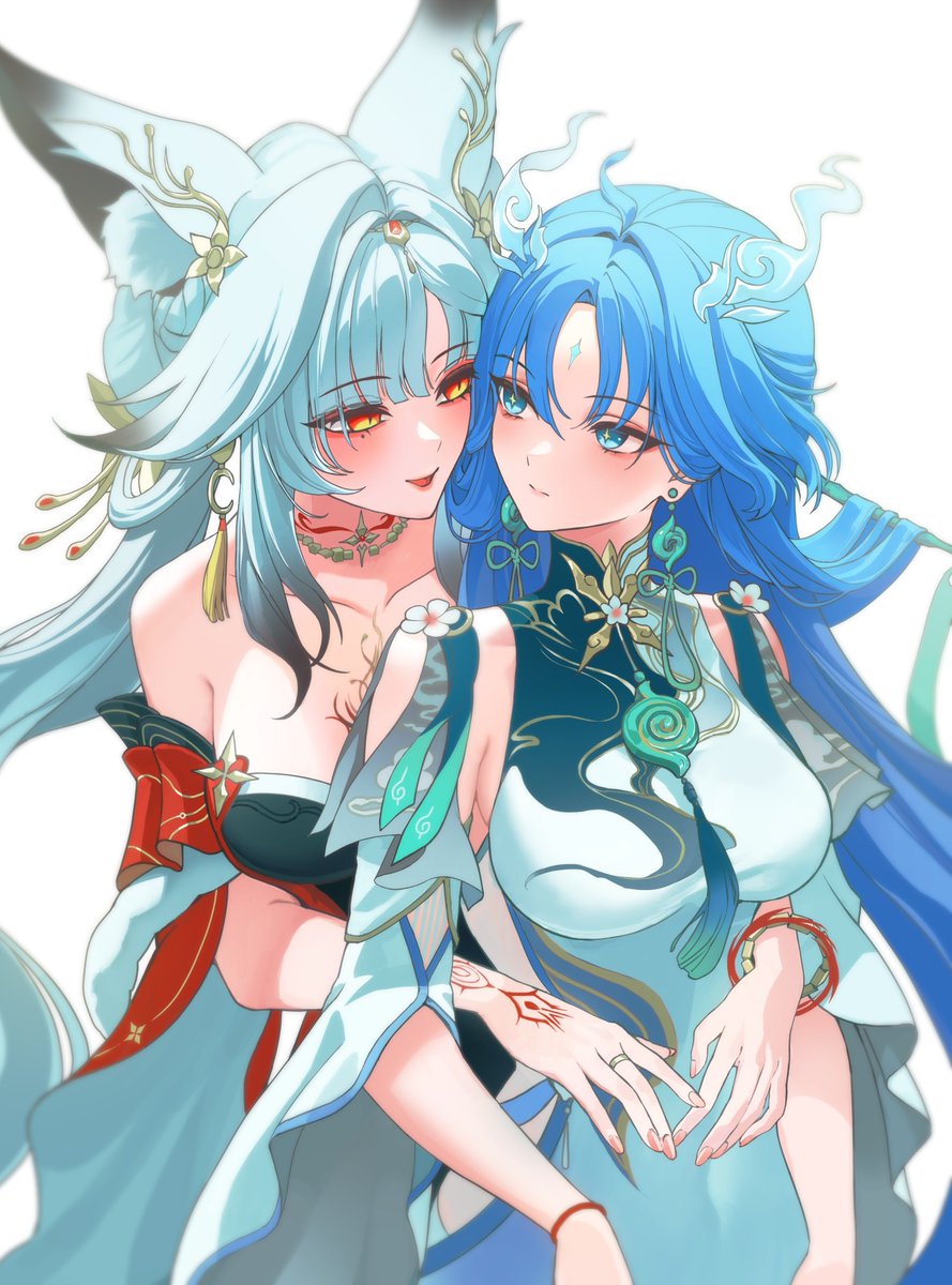 _O_Possom's tweet photo. ❤️💙
#WutheringWaves #WuWaFanart #Wuwa
#Qingxiao #Hsin https://t.co/pVWtsyaWsZ