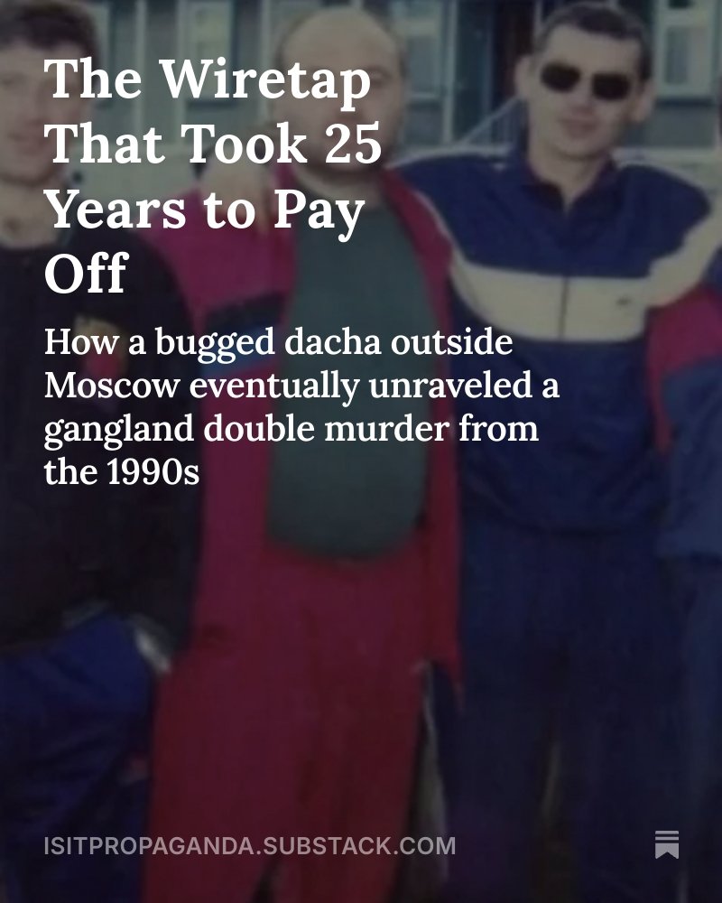 feliks974's tweet photo. The Wiretap That Took 25 Years to Pay Off https://t.co/8aCVqYhpUu #RussianMafia #Interpol #1990s https://t.co/08UApedthW